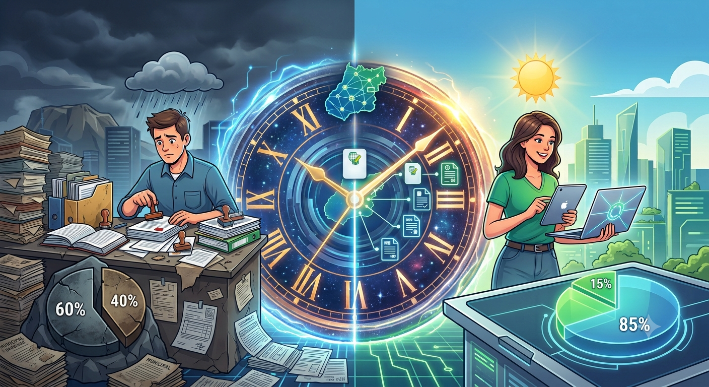 Quanto tempo prestador autônomo gasta com administrativo (benchmark Goiás 2026)